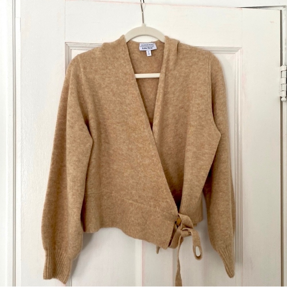 & Other Stories MOHAIR-BLEND WRAP CARDIGAN